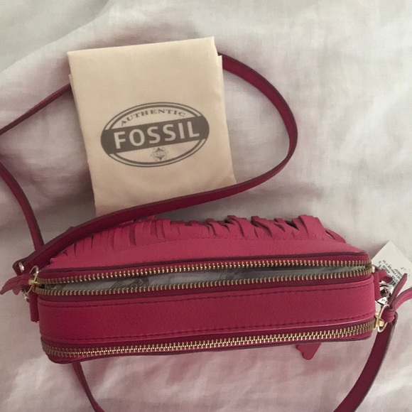 Pink Fossil Crossbody Bag - Picture 3 of 3